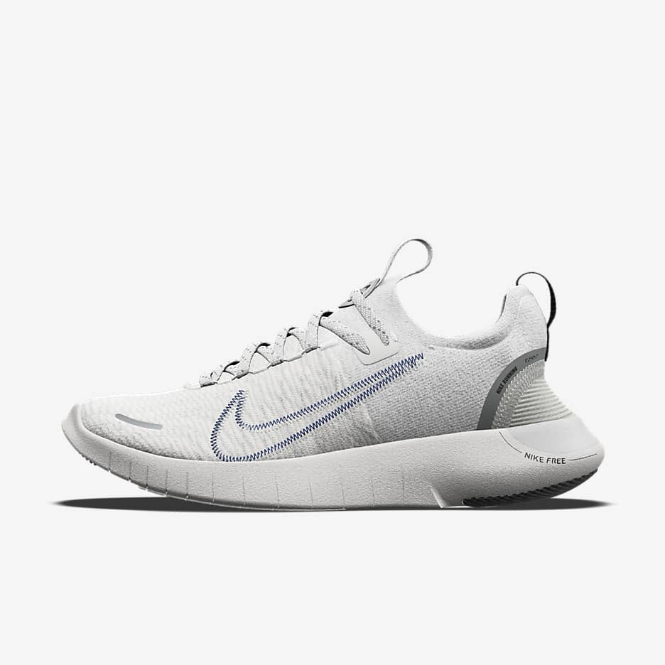 Pánské běžecké silniční boty Nike Free RN By You upravené podle tebe - Bílá/Platinum Tint/Bílá