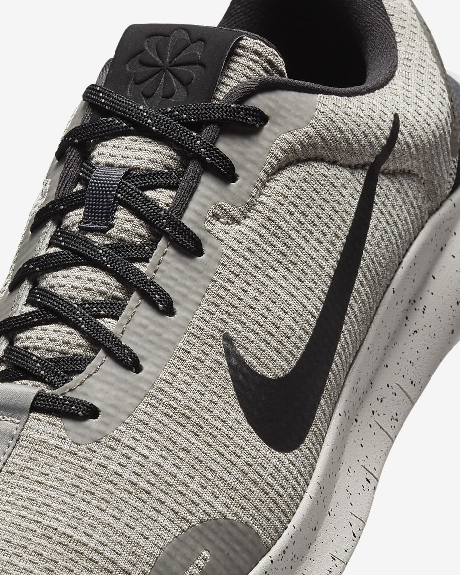 Nike Flex Experience Run 12 Men's Road Running Shoes (Extra Wide) - Light Iron Ore/Flat Pewter/Black