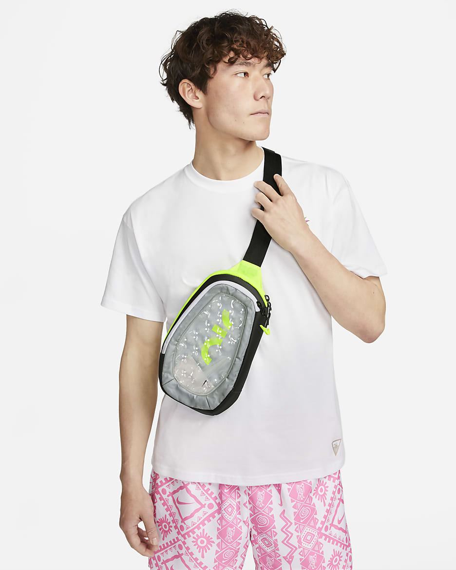Nike Air Max Cross-Body Bag (4L) - Anthracite/Wolf Grey/Volt