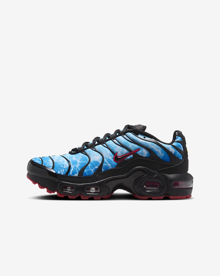 Nike Air Max Plus Schuh (ältere Kinder) - Photo Blue/University Red/Baltic Blue/Schwarz