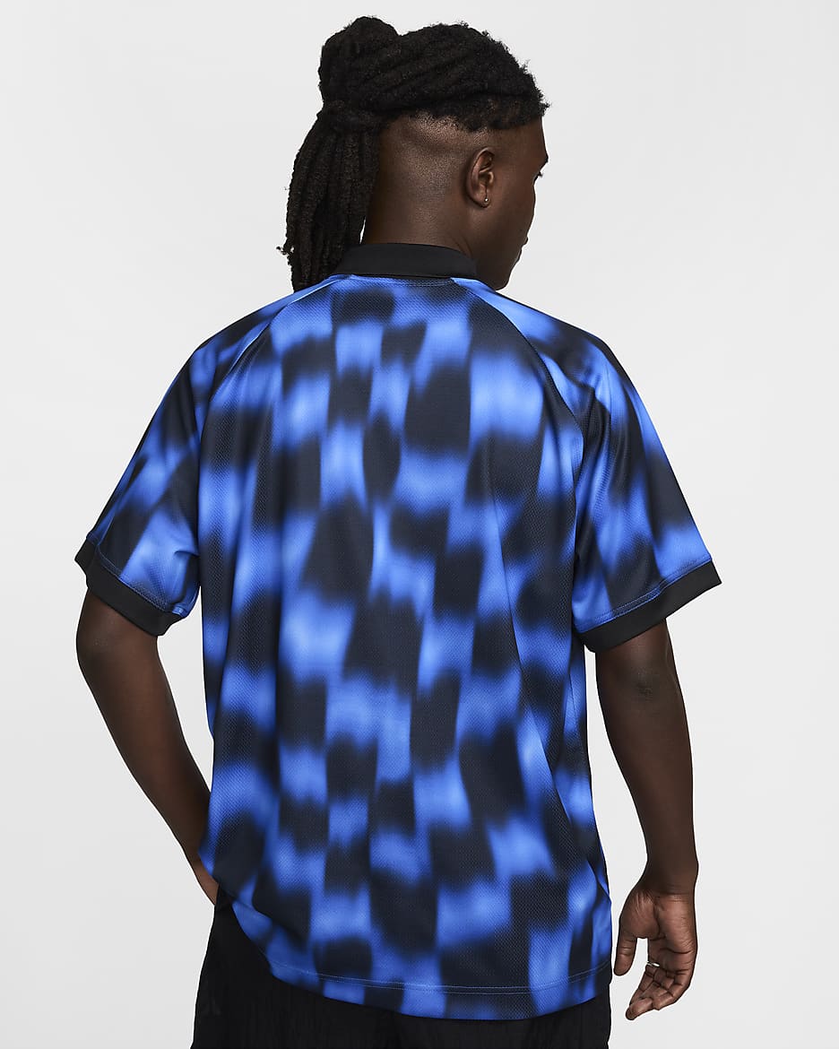 Nike Culture of Football Dri-FIT kortermet fotballdrakt til herre - Hyper Royal/Game Royal/Svart/Hvit