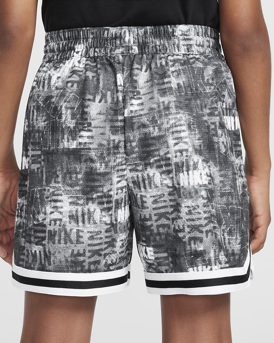 Nike DNA Big Kids' (Boys') Dri-FIT Basketball Shorts - Black/White