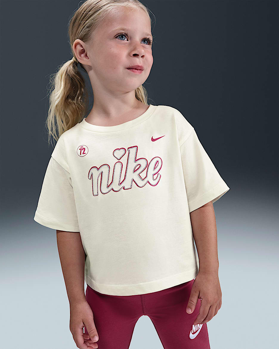 Nike Cozy Toddler T-Shirt - Soft Pearl