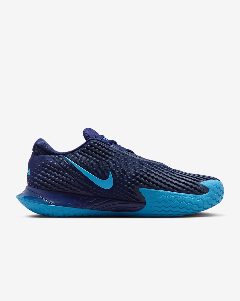 NikeCourt Zoom Vapor Cage 4 Rafa Men's Hard Court Tennis Shoes - Blue Void/Blue Void/Laser Blue