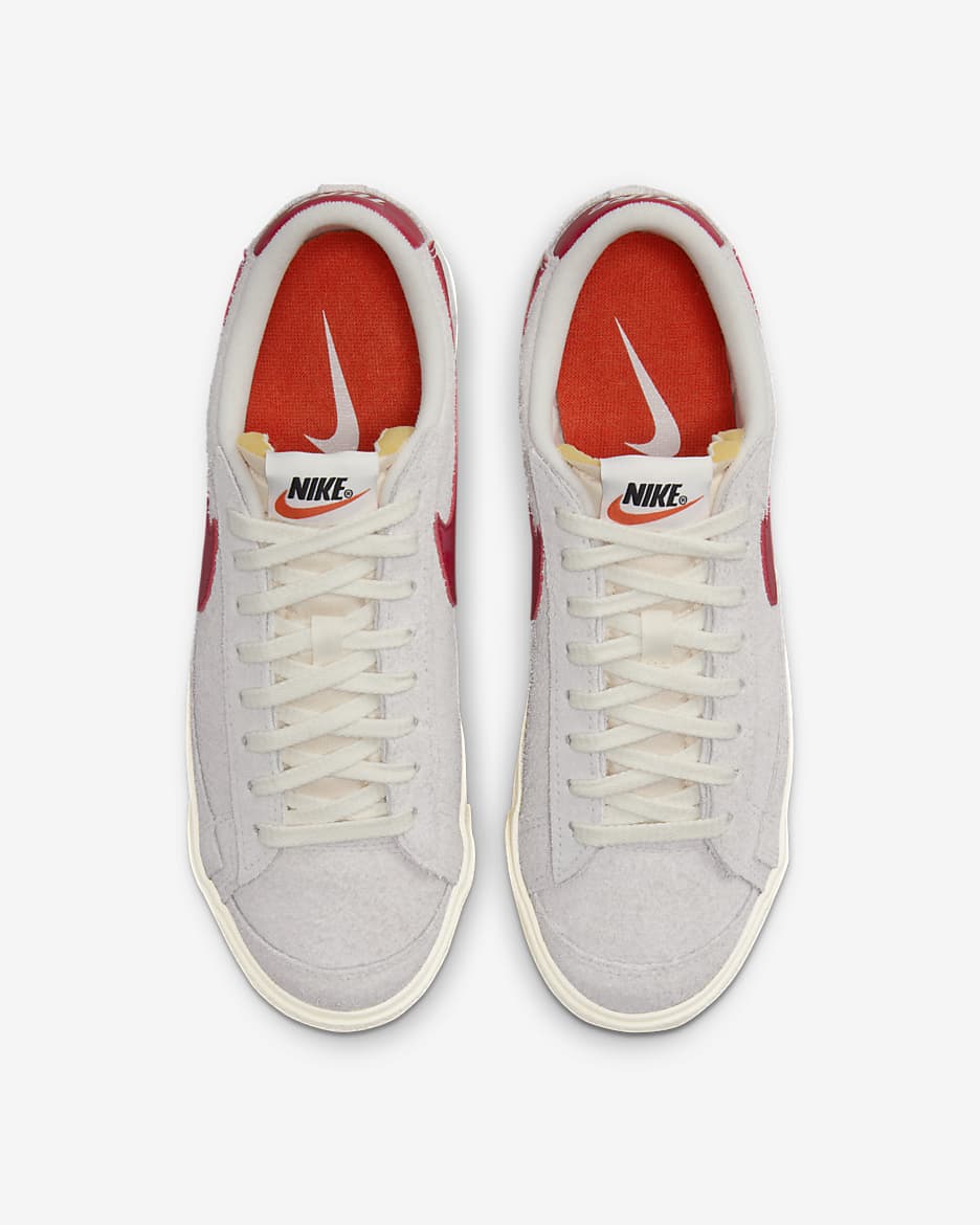 Nike Blazer Low '77 Vintage Women's Shoes - Summit White/Sail/Coconut Milk/Gym Red