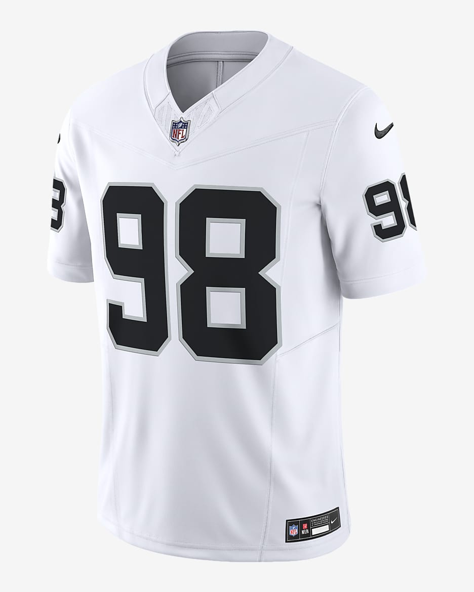 Maxx Crosby Las Vegas Raiders Men's Nike Dri-FIT NFL Limited Football Jersey - White