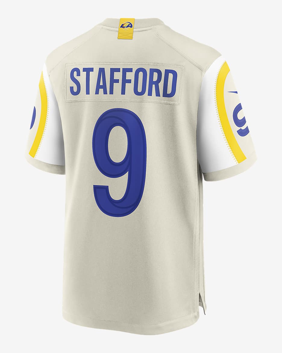 NFL Los Angeles Rams (Matthew Stafford) Men's Game Football Jersey - Cream