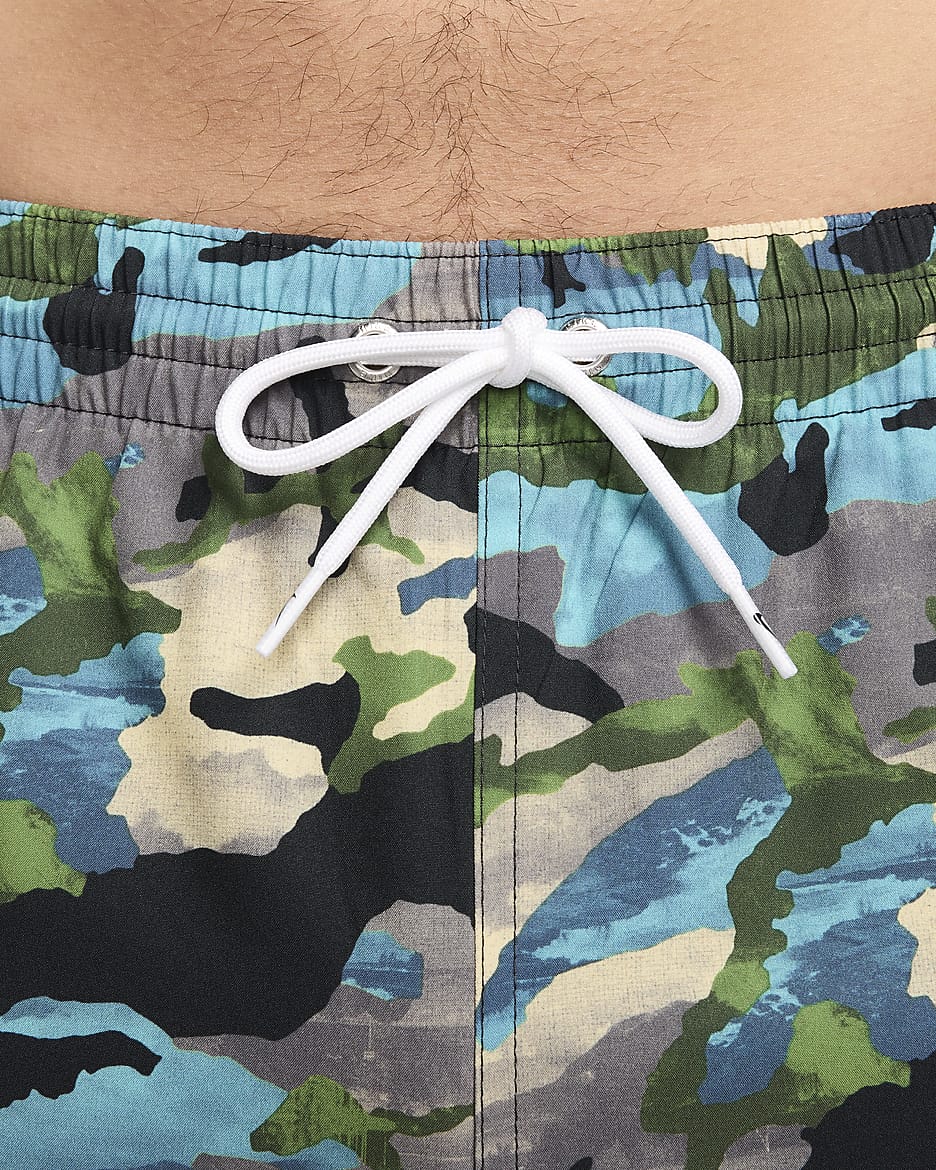 Nike Swim Classic Camo Men's 7" Volley Shorts - Black