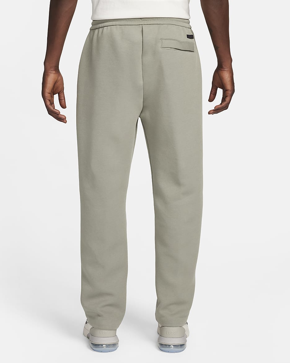 Nike Sportswear Tech Fleece Re-Imagined Men's Loose-Fit Open-Hem Tracksuit Bottoms - Dark Stucco