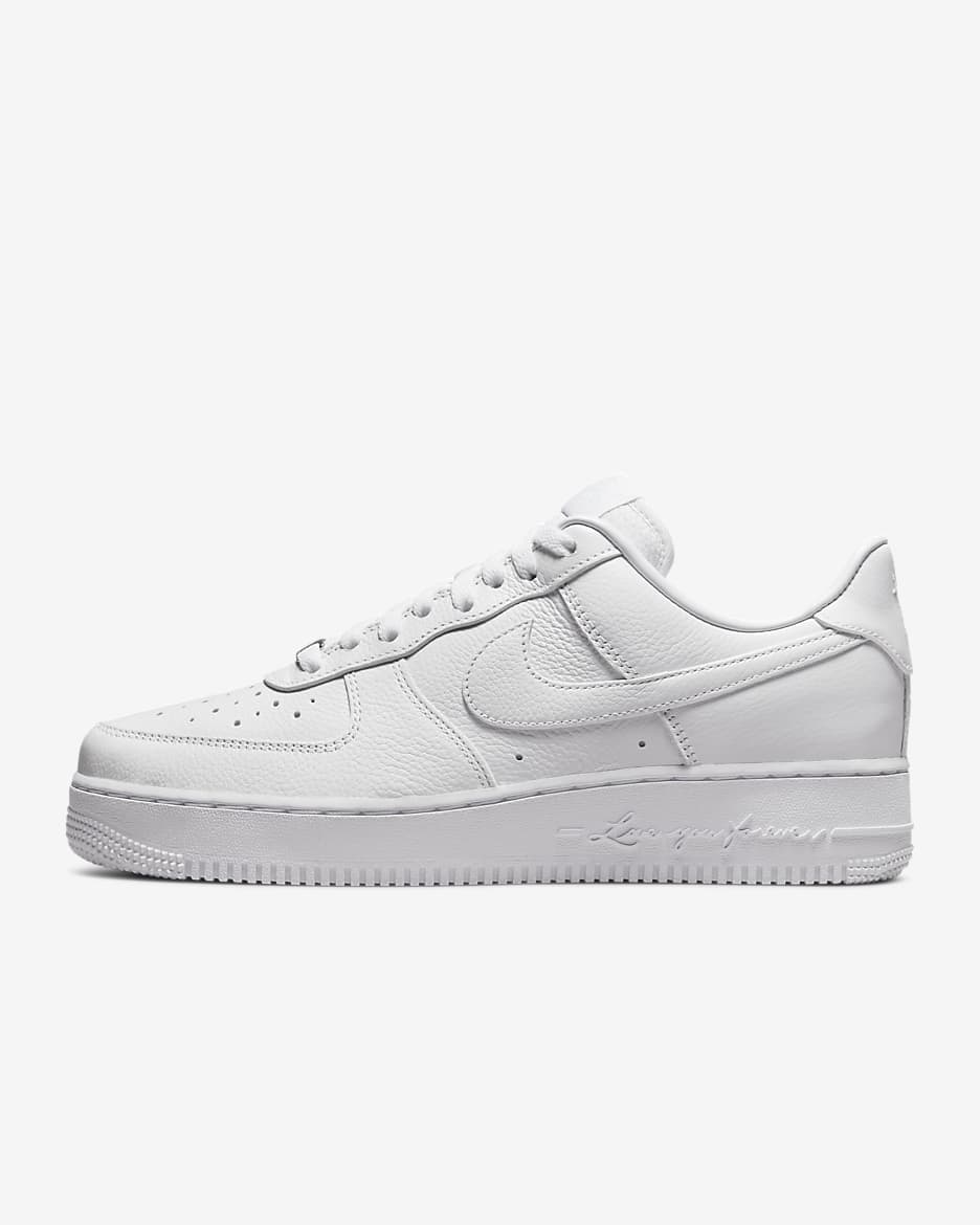 NOCTA Air Force 1 Low Herenschoenen - Wit/Wit/Cobalt Tint/Wit