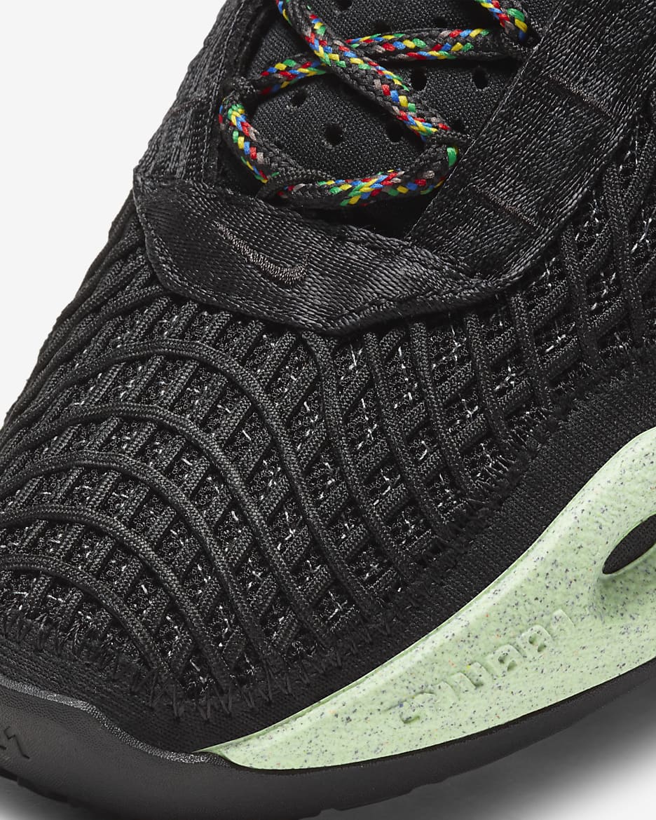 Calzado de básquetbol Nike Cosmic Unity "Green Glow" - Negro/Voltio ligero/Gris humo/Negro