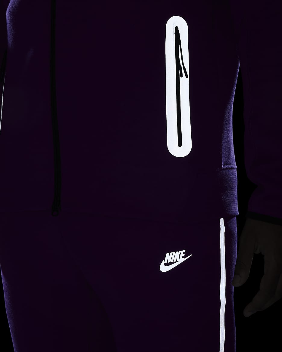 Nike Tech Windrunner Men's Fleece Full-Zip Jacket - Bold Berry