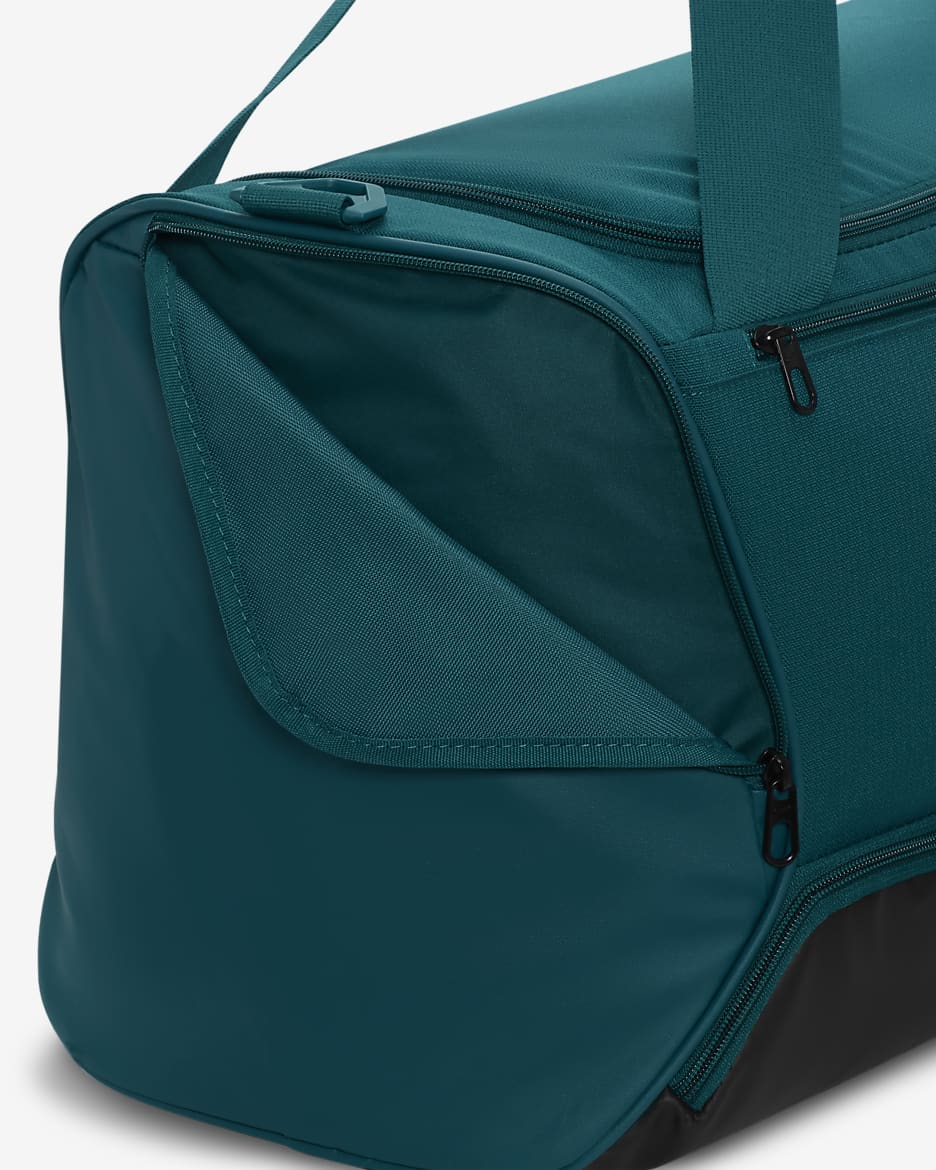 Nike Brasilia 9.5 Training Duffel Bag (Medium, 60L) - Geode Teal/Black/Sundial