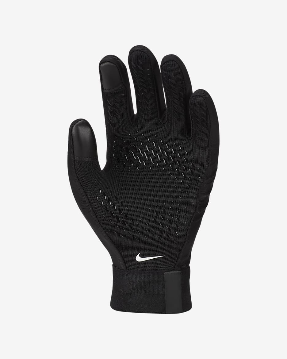 Nike Therma-FIT Academy Kids' Football Gloves - Black/Black/White