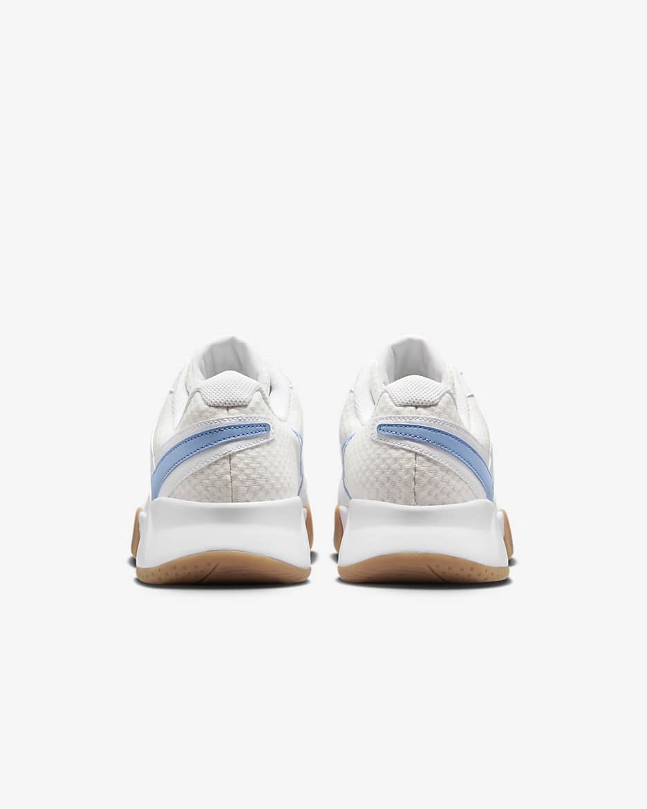 NikeCourt Lite 4 男款網球鞋 - 白色/Sail/Gum Light Brown/Light Blue