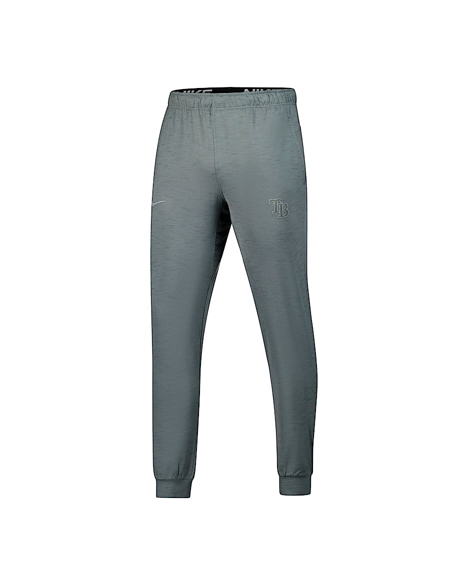 Tampa Bay Rays Travel Men’s Nike Dri-FIT MLB Pants - Grey Heather
