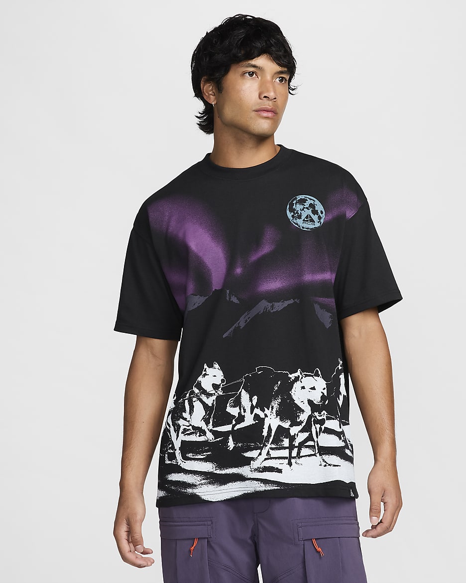 T-shirt Dri-FIT Nike ACG « Northern Lights » pour homme - Noir