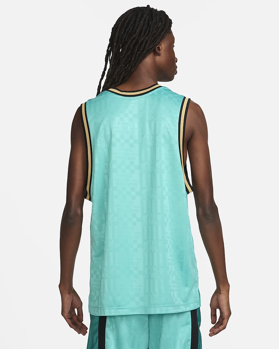 LeBron x Liverpool FC Men's Dri-FIT DNA Basketball Jersey - Washed Teal/Truly Gold