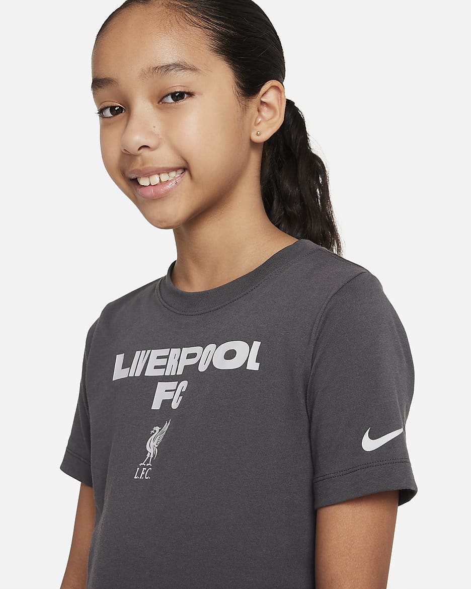 liverpool nike t shirt grey