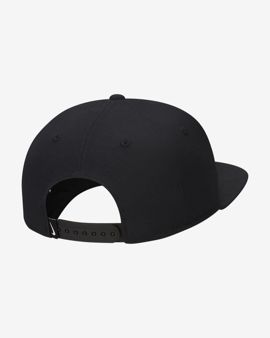 Nike Dri-FIT Pro Structured Futura Cap - Black/Black/Black/White