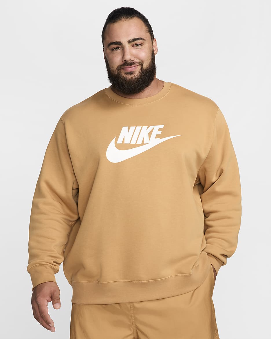 Sudadera con gráfico para hombre Nike Sportswear Club Fleece - Lino