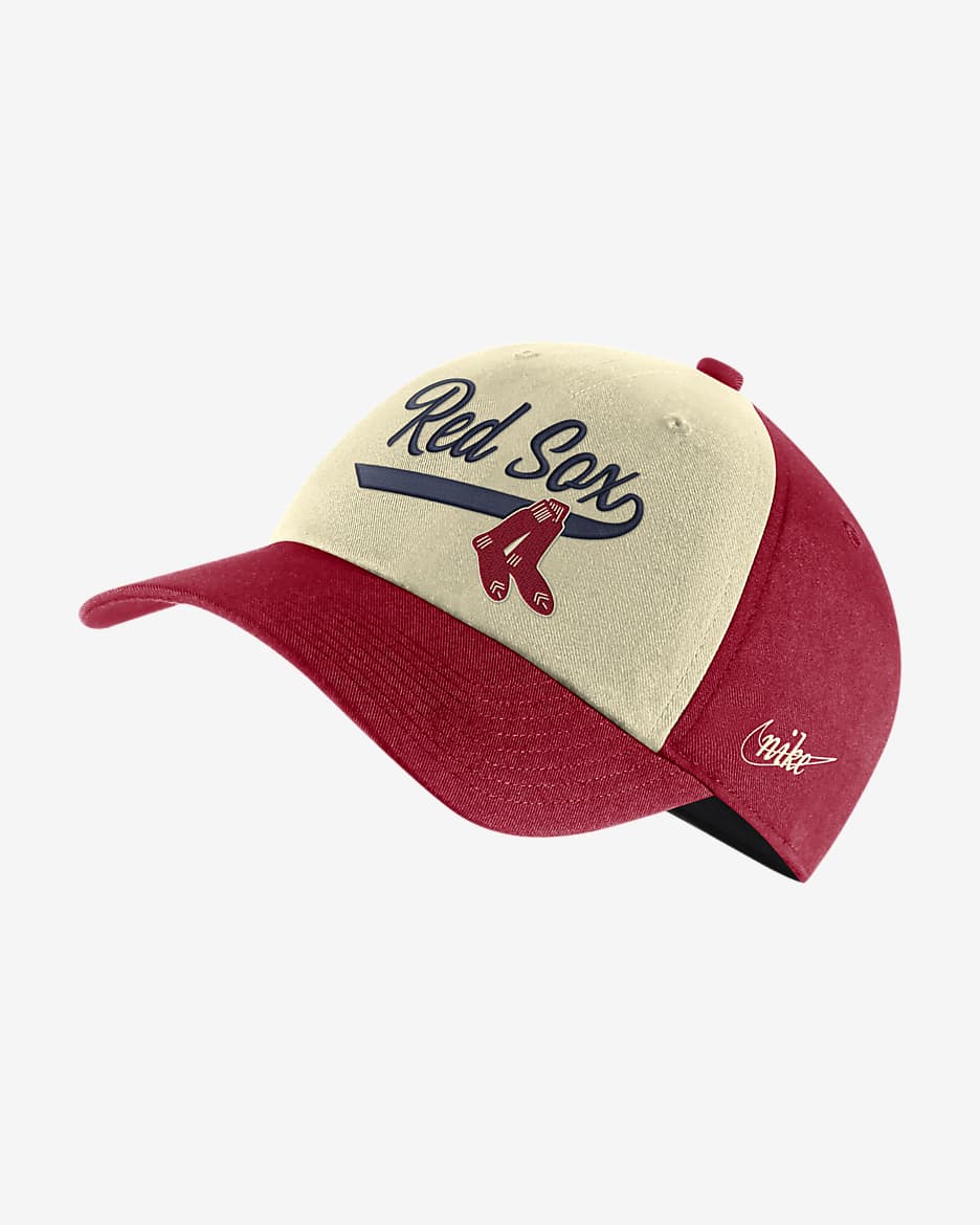 Nike Heritage86 (MLB Boston Red Sox) Hat - Flat Opal/Gym Red