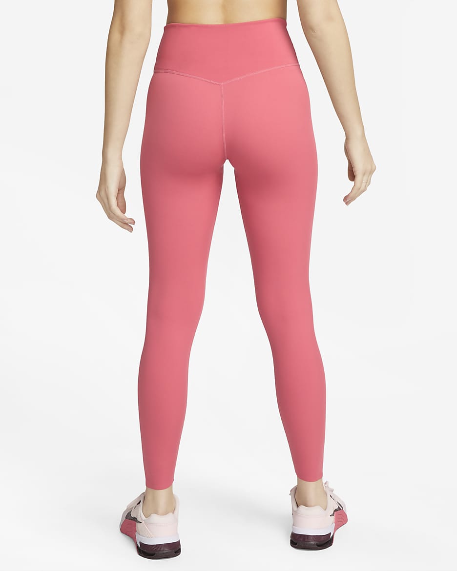 Nike One Luxe Women's Mid-Rise 7/8 Leggings - Archaeo Pink/Clear