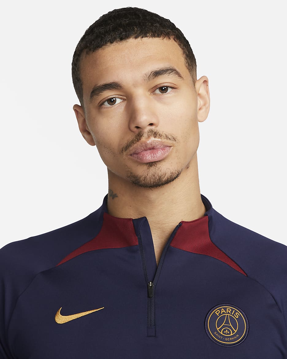 Paris Saint-Germain Strike Men's Nike Dri-FIT Soccer Drill Top. Nike.com