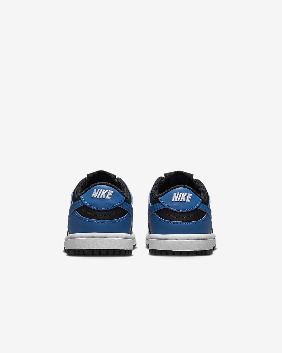 Nike Dunk Low Baby/Toddler Shoes - Summit White/Black/White/Industrial Blue