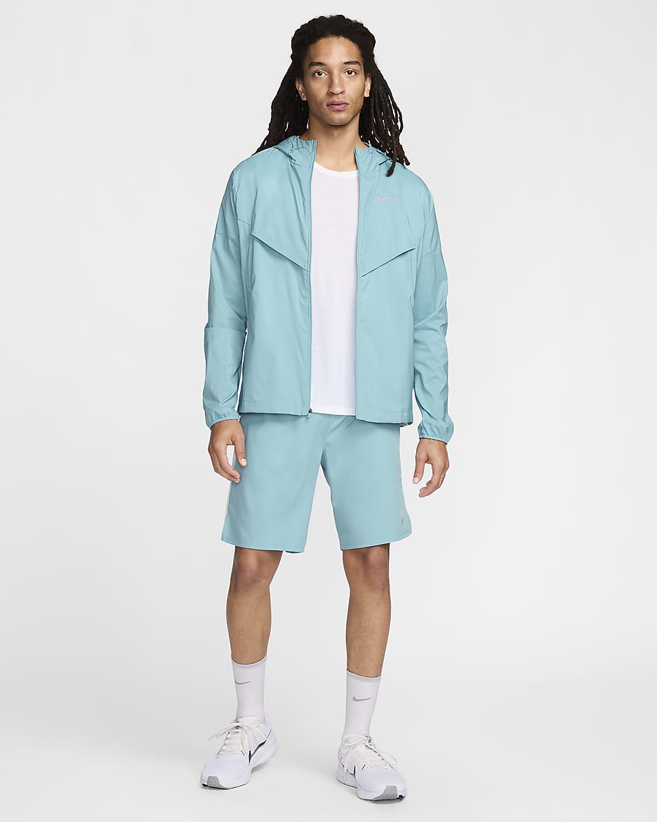 Nike Windrunner Repel-Laufjacke für Herren - Denim Turquoise/Denim Turquoise