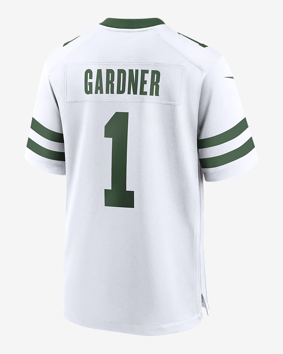 Sauce Gardner New York Jets Men's Nike NFL Game Football Jersey - White