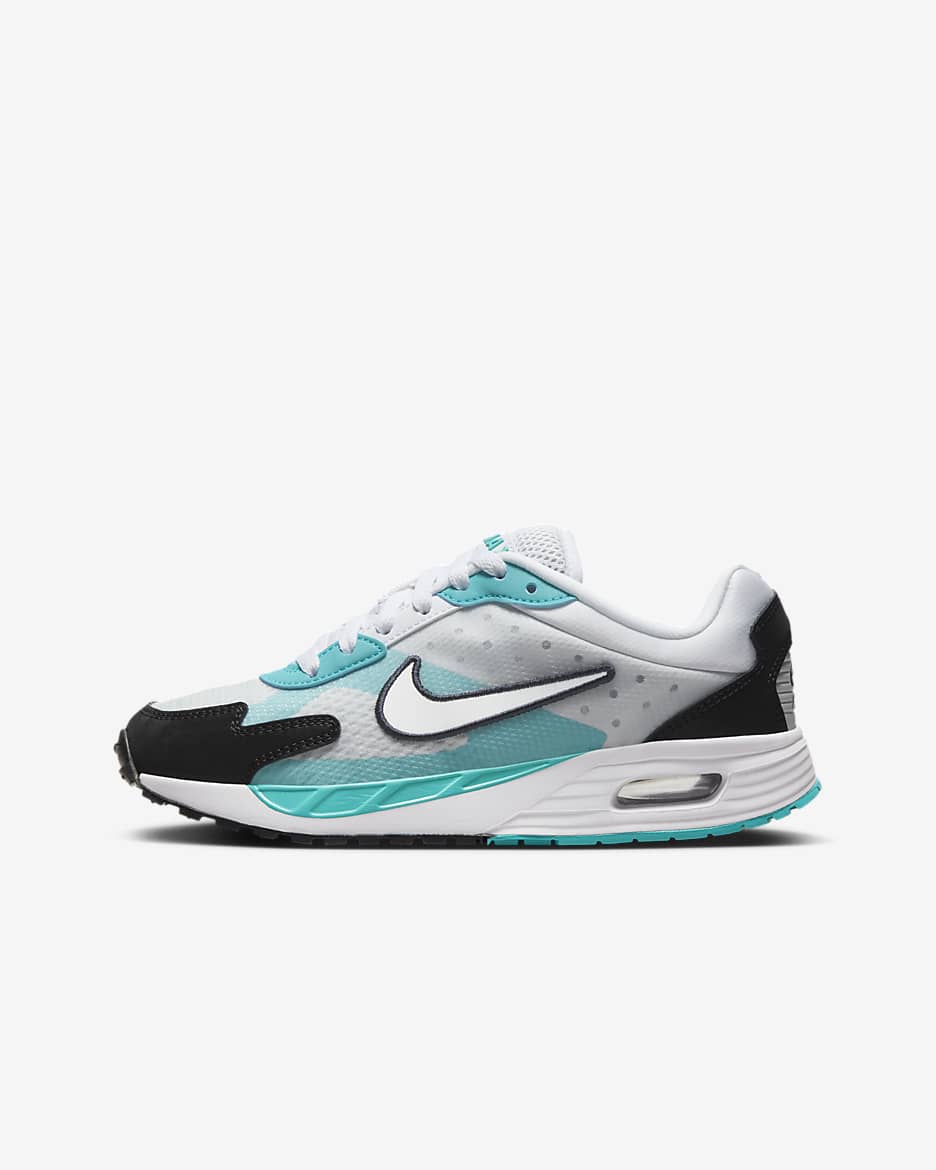 Nike Air Max Solo Big Kids' Shoes - White/Black/Pure Platinum/White
