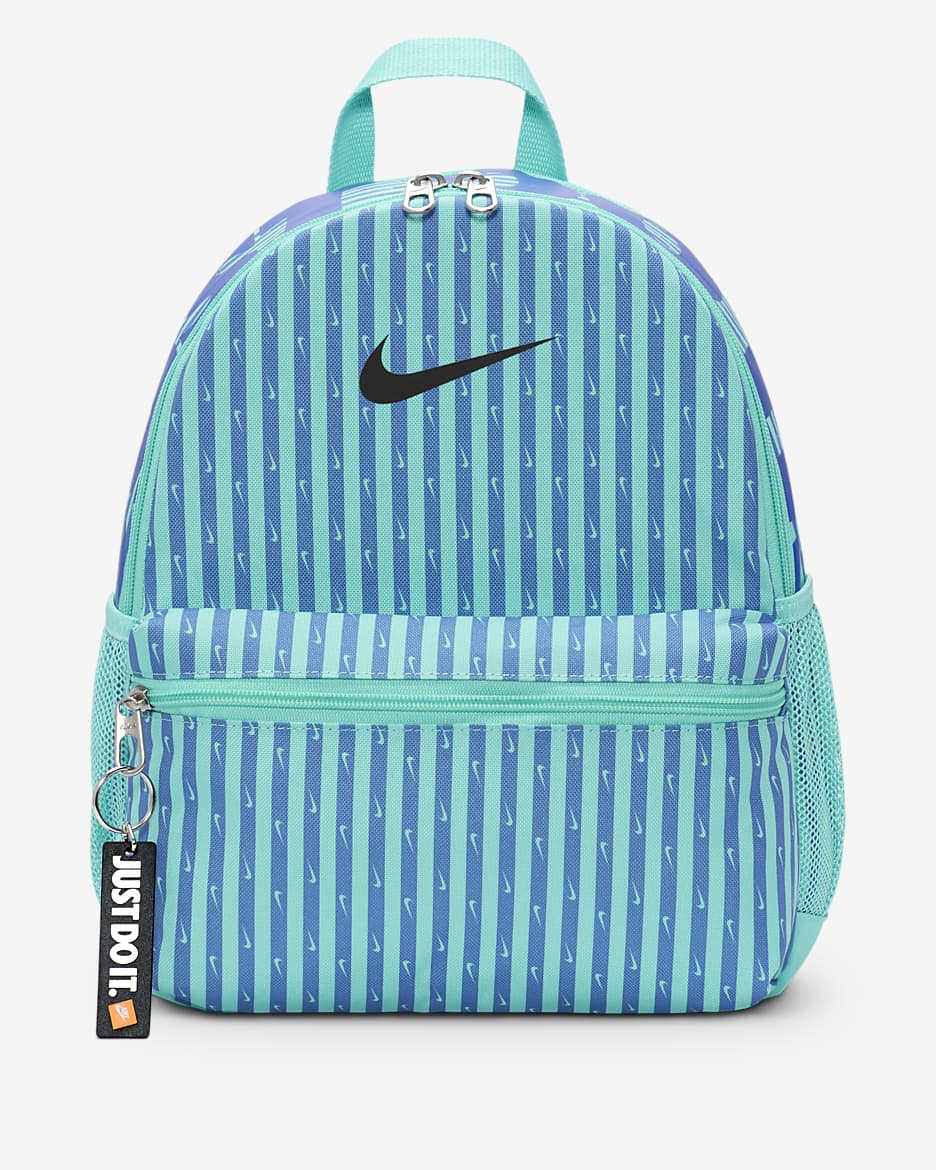 Nike Brasilia JDI Big Kids' Mini Backpack (11L) - Green Frost/Green Frost/Black