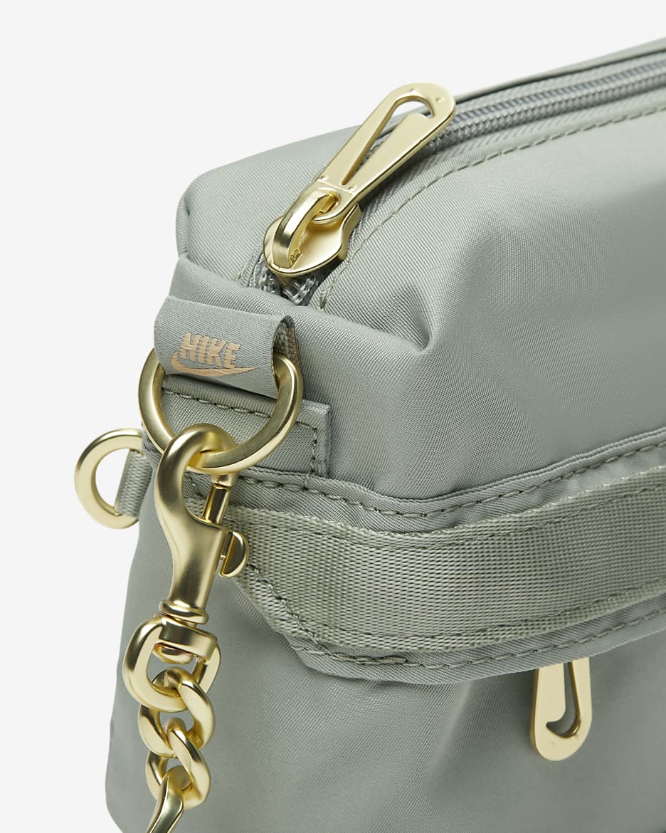 Nike Sportswear Futura Luxe Women's Cross-Body Bag (1L) - Jade Horizon/Jade Horizon/Sesame