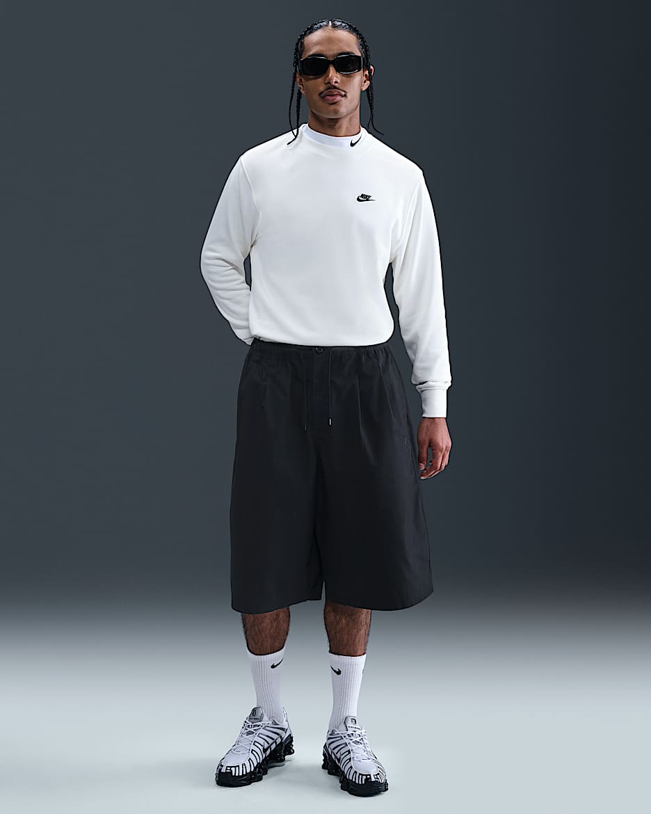 Nike Club Herrenshorts - Schwarz/Schwarz