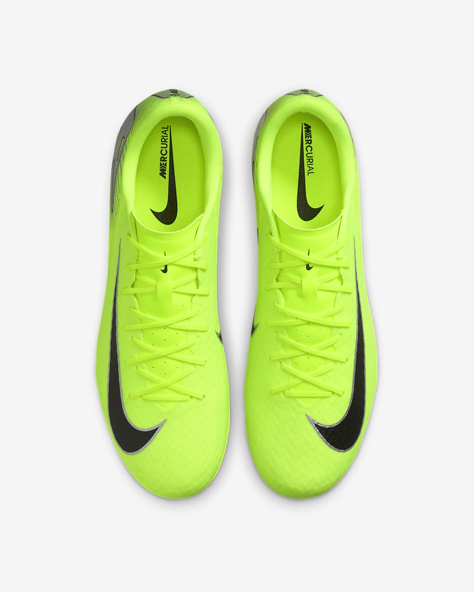 Chaussure de foot à crampons basse pour terrain synthétique Nike Mercurial Vapor 16 Academy - Volt/Noir