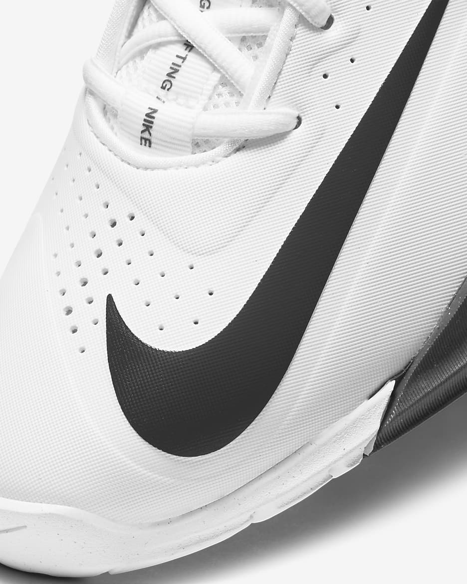 Nike Savaleos Weightlifting Shoes - White/Iron Grey/Laser Orange/Black