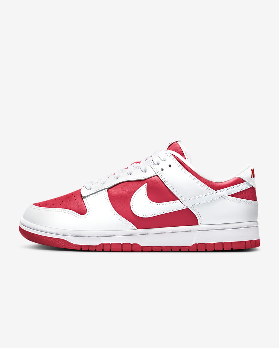 Nike Dunk Low Retro Men's Shoes - University Red/Total Orange/White