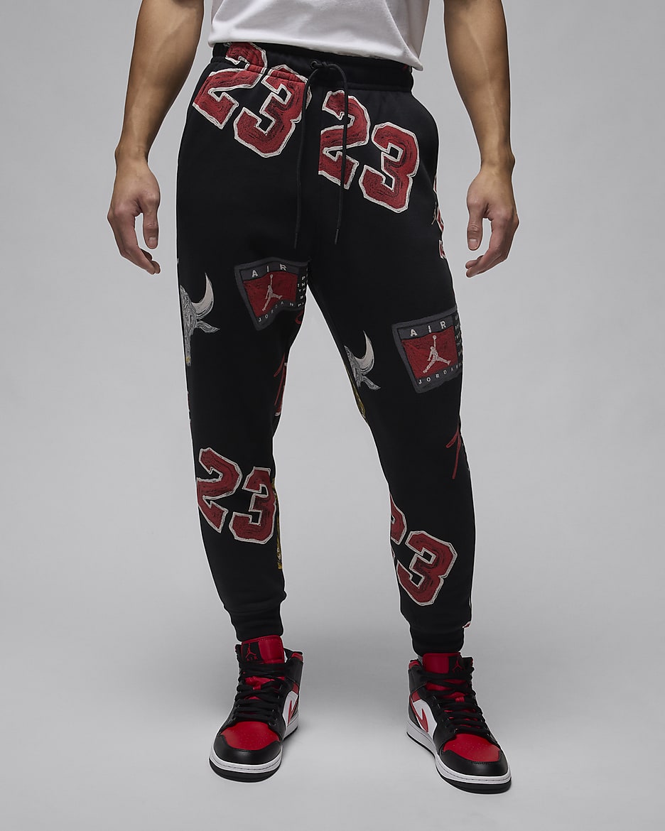 Jordan Brooklyn Fleece Men's Sweatpants - Black/Sail