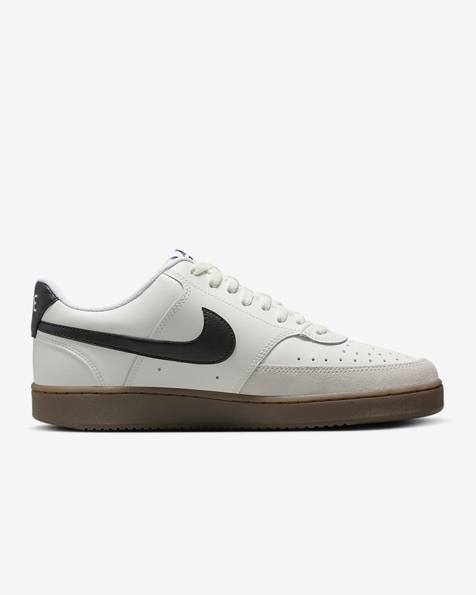 Nike Court Vision 低筒男鞋 - Sail/Light Orewood Brown/白色/黑色