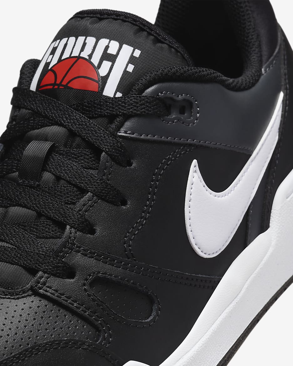 Nike Full Force Low Men's Shoes - Black/Anthracite/Sail/White