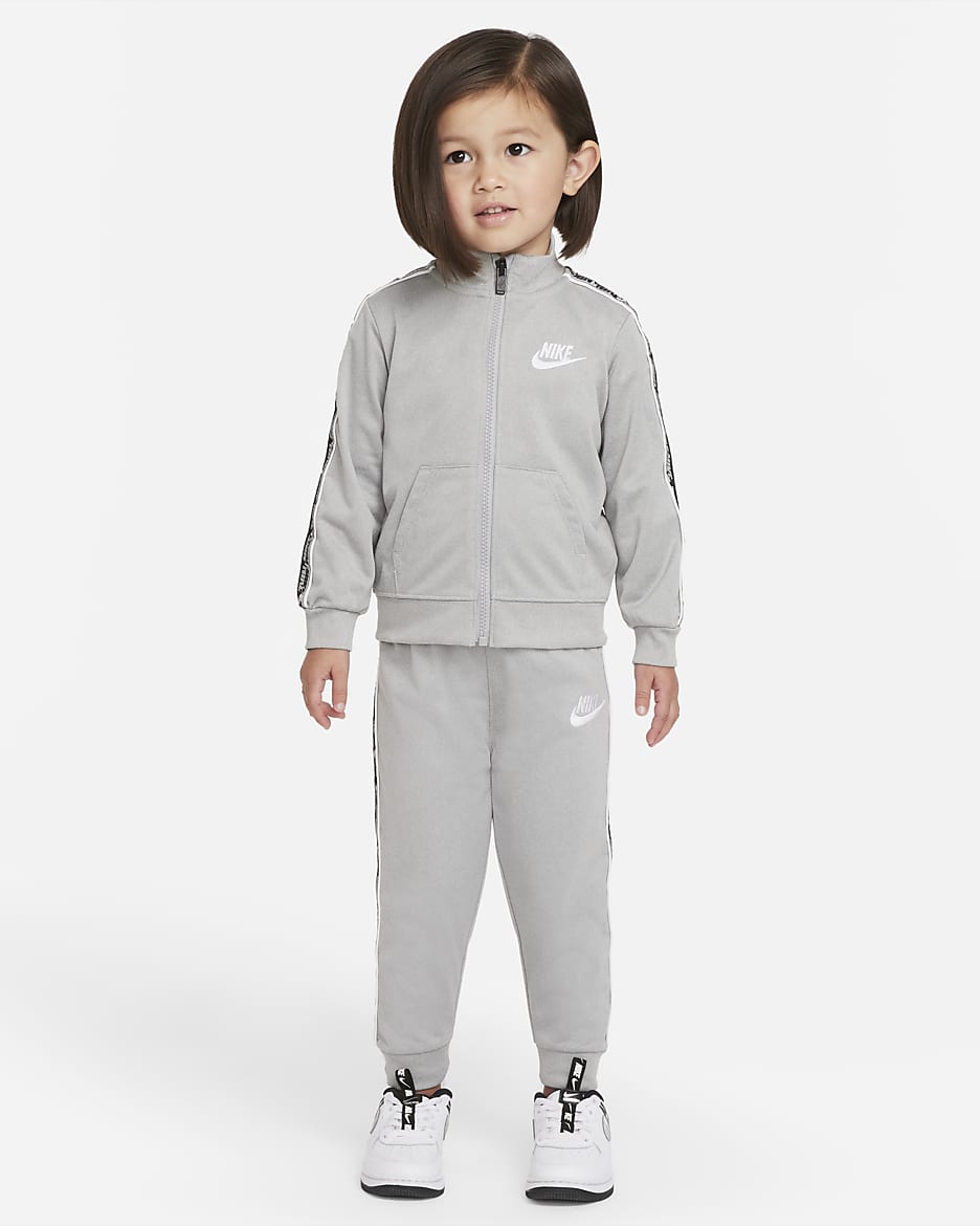 Conjunto de entrenamiento para bebé Nike (12-24M) - Gris oscuro jaspeado