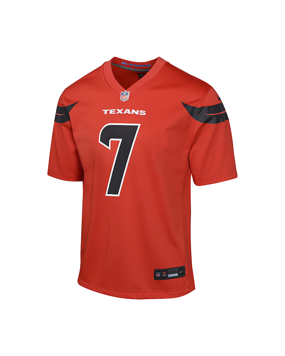 C.J. Jersey Nike de la NFL Game para niños talla grande Stroud Houston Texans - Rojo