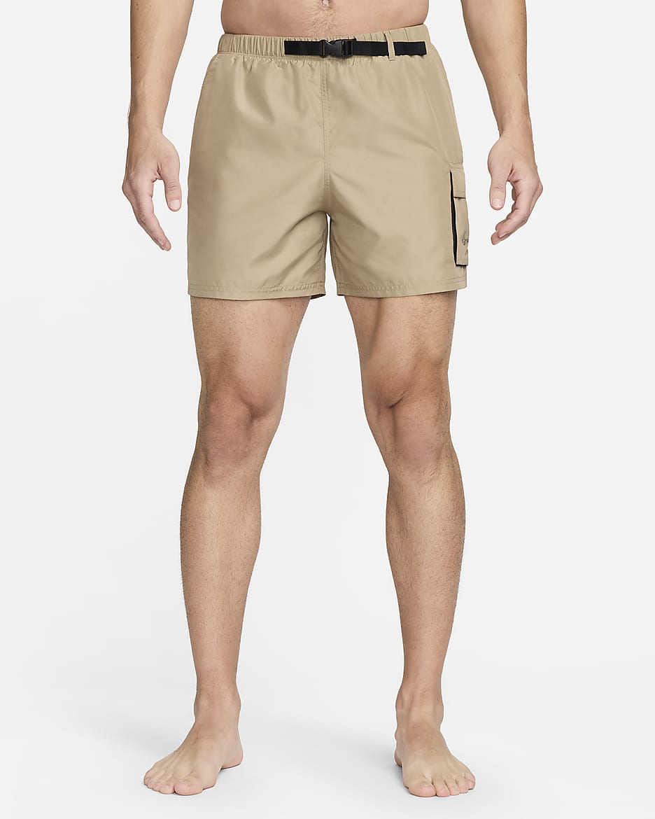 Nike Swim Voyage Men's 5" Volley Shorts - Khaki