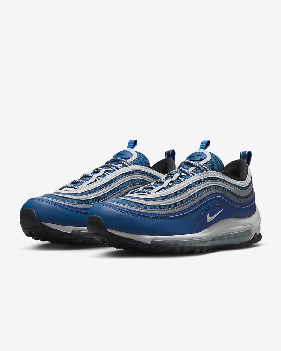 Nike Air Max 97 男鞋 - Court Blue/Pure Platinum/Wolf Grey/Glacier Blue