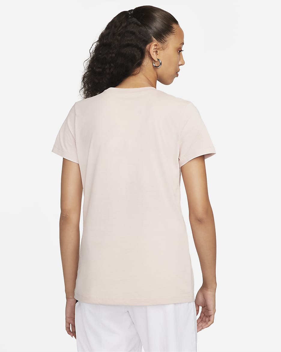 Nike Sportswear Women's T-Shirt - Pink Oxford/White