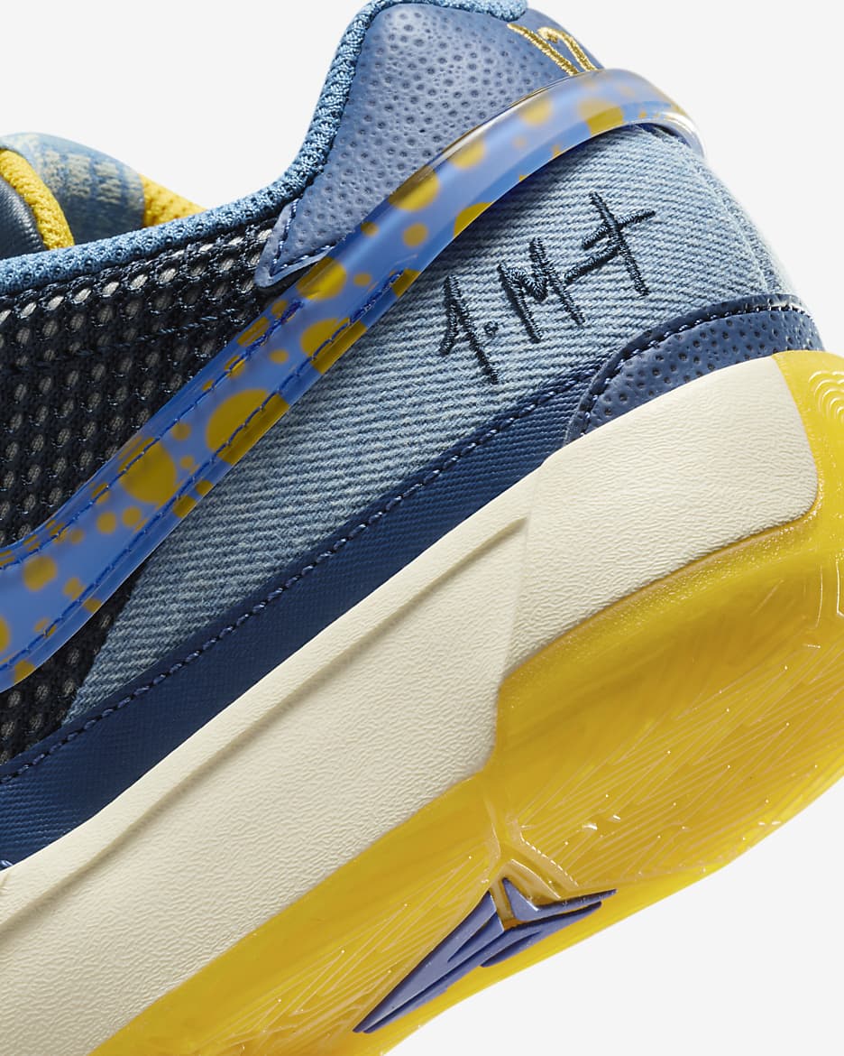 Basketbalové boty JA 1 pro větší děti - Mystic Navy/University Gold/Aegean Storm/Hyper Royal