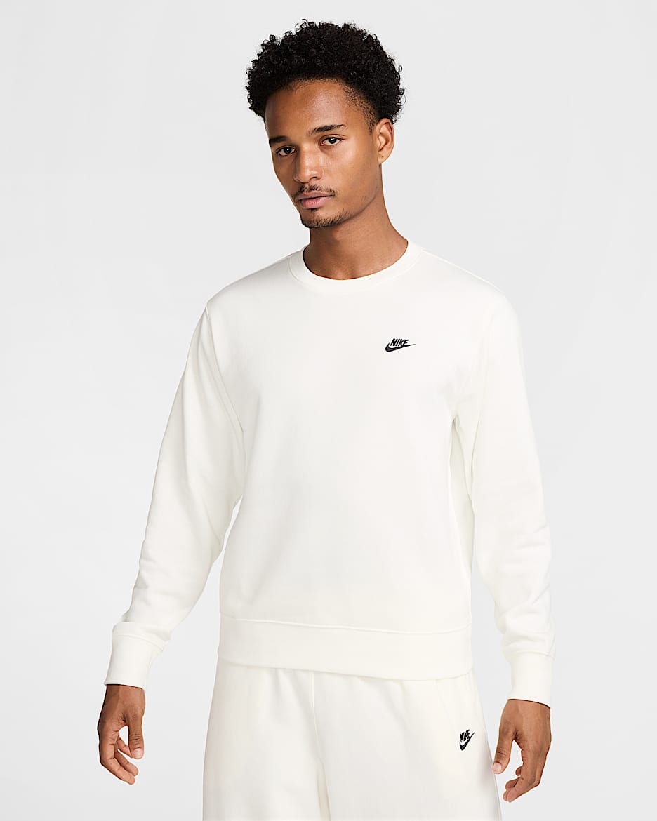 Nike Club Dessuadora de teixit French Terry - Home - Sail/Sail/Negre