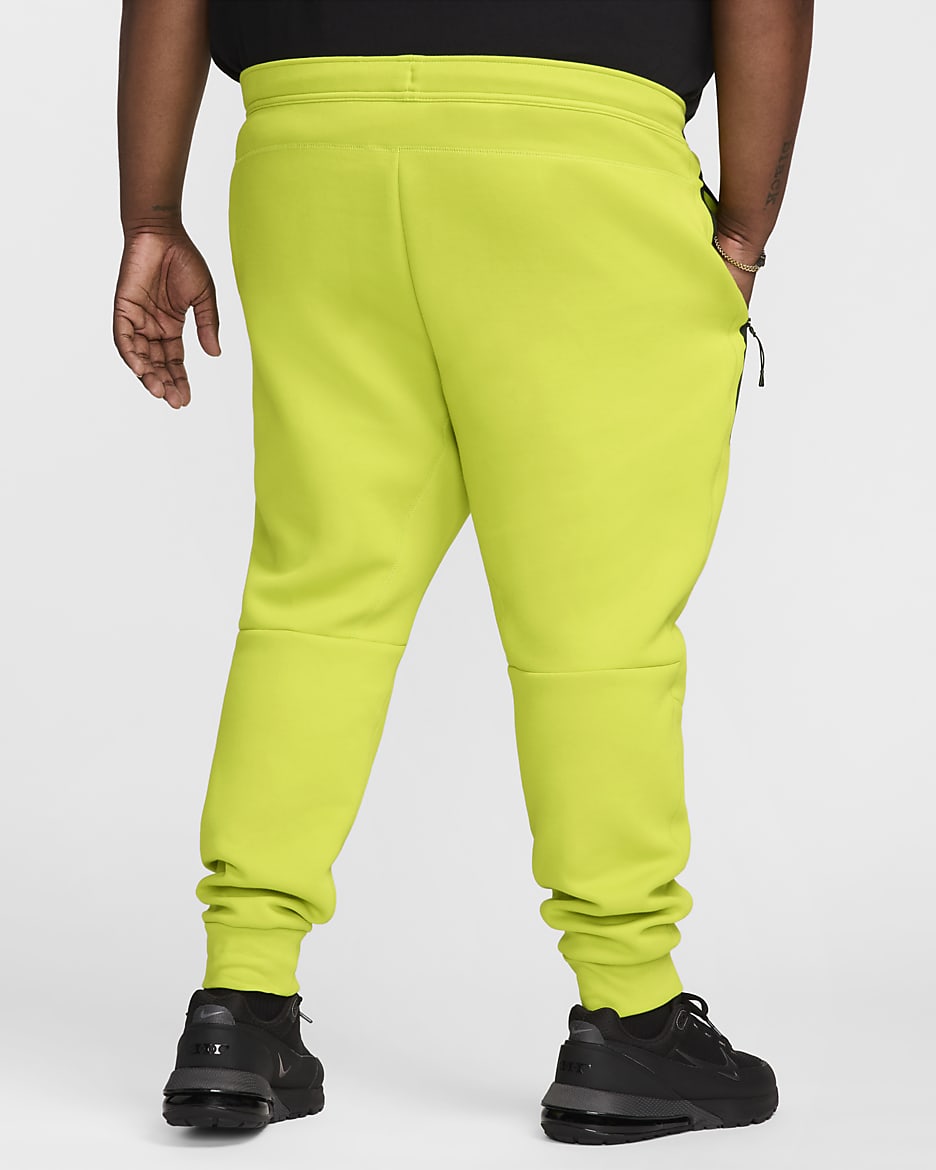 Joggers para hombre Nike Sportswear Tech Fleece - Cactus brillante/Negro