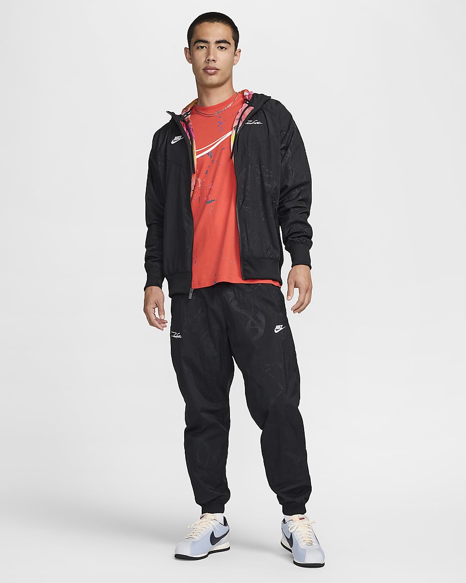 Nike Sportswear 男款 Breaking 內裡 Windrunner 長褲 - 黑色